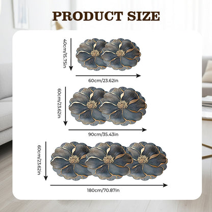 🔥40 % popusta, dokler so zaloge na voljo!🎉Hitrosušeča kopalniška preproga s cvetličnim vzorcem