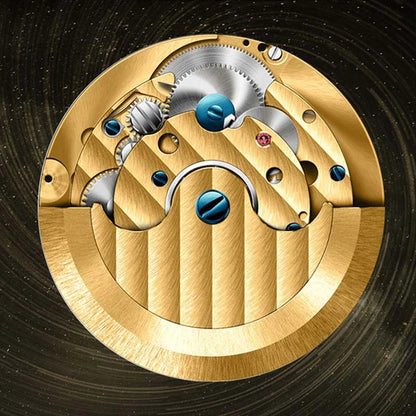 Modna kvadratna ženska ura iz rožnatega zlata z diamanti