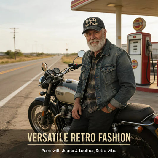 Unisex nastavljiva baseball kapa z retro napisom