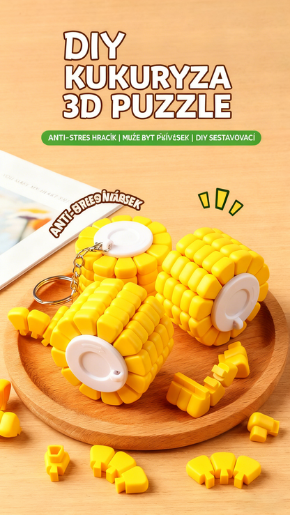 😎3D dekompresijska igrača iz koruznih zrn🏆