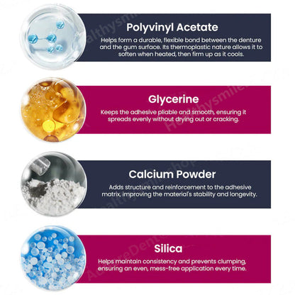 【🔥Kupite 2 dobite 1 gratis🔥】AdhereDent® Termoplastično lepilo za proteze ⏳ Trajna retencija proteze