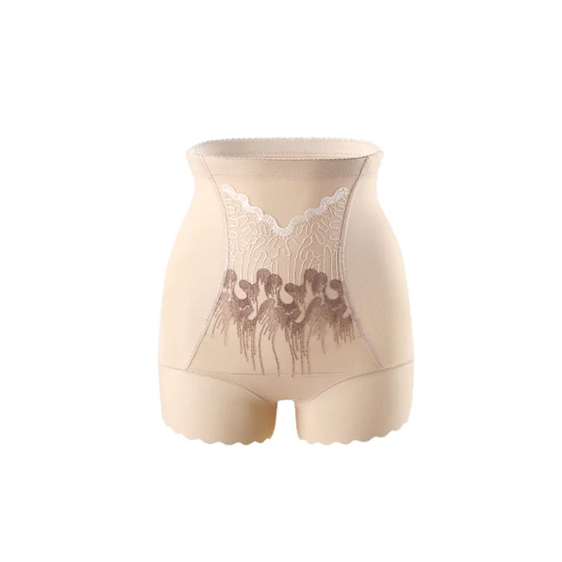 Ženske kratke hlače za oblikovanje trebuha z visokim pasom