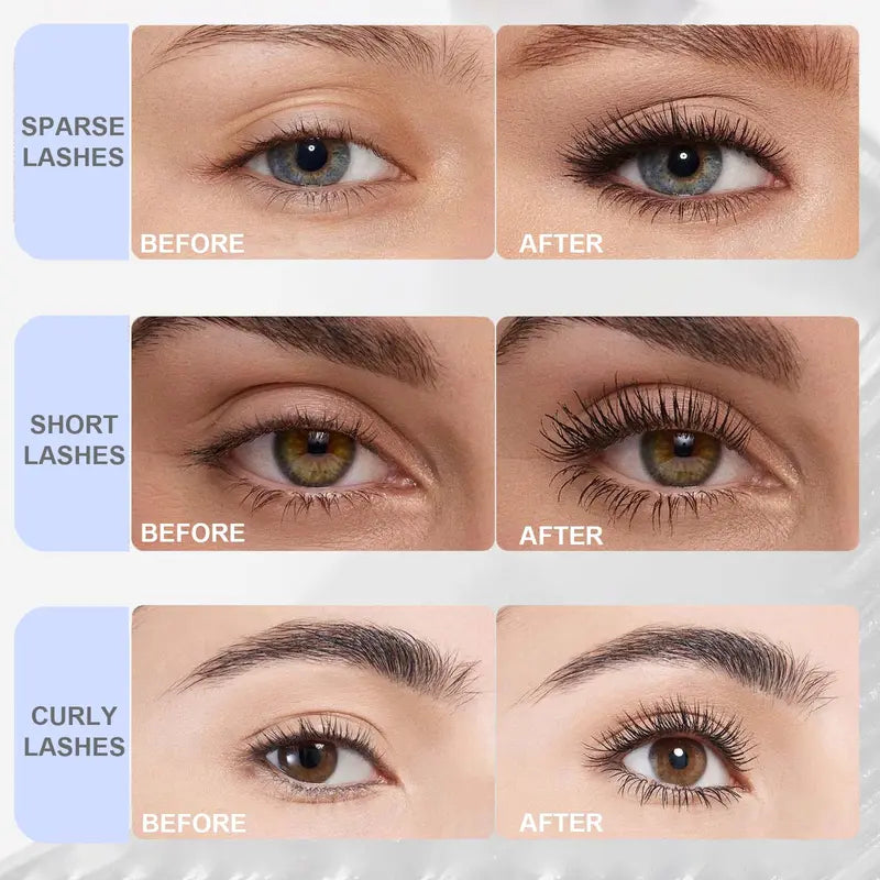 【🎁Več ko kupite, več popustov dobite】Vodoodporna in na znoj odporna maskara za podaljševanje in privijanje las