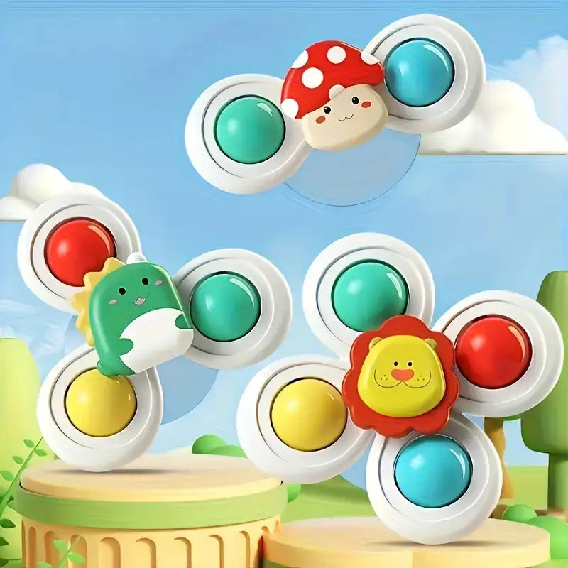 Čudovit komplet treh vrtljivih igrač