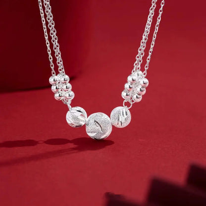 🎁🔥【Ogrlica + zapestnica】✨Komplet nakita iz srebrne ogrlice