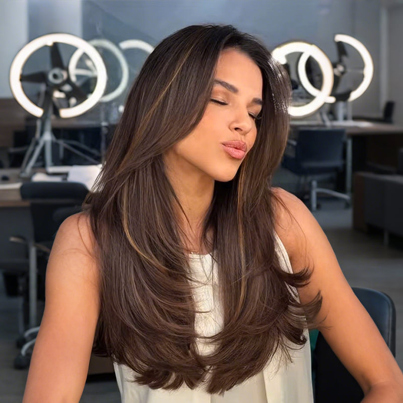 🔥 🔥Vrhunski lasni vložki s frufrujem za ženske s tankimi lasmi 🙆