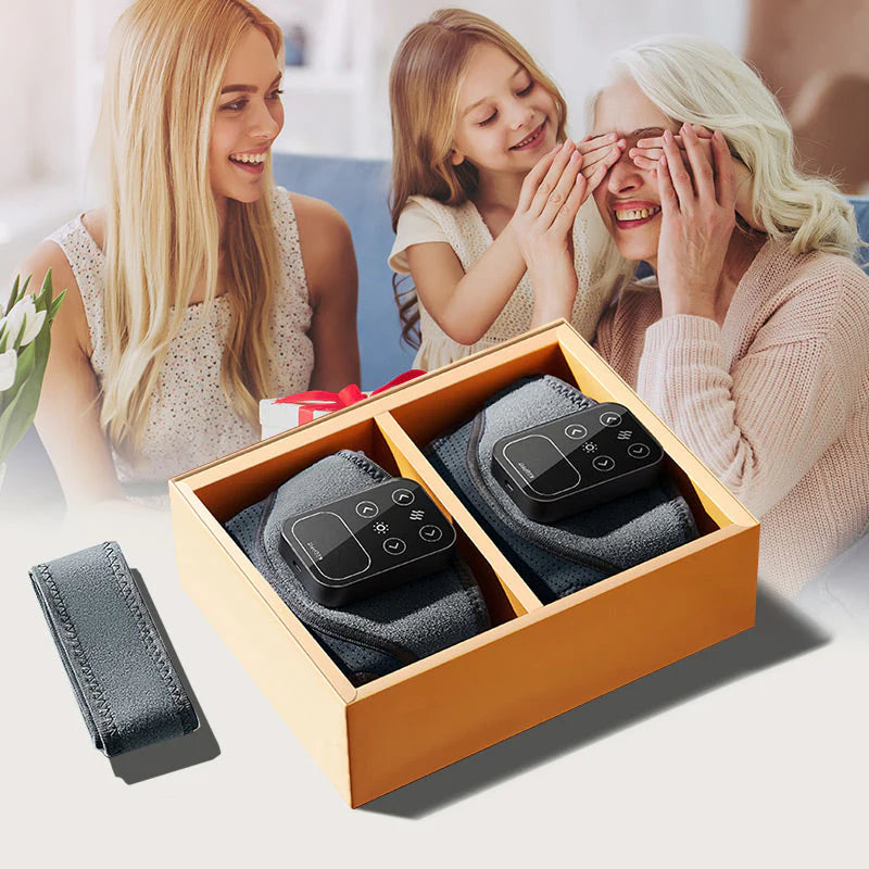 🌱🌱🌱Ogrevan masažer za kolena – toplotna terapija + vibracijska masaža + dolga življenjska doba baterije