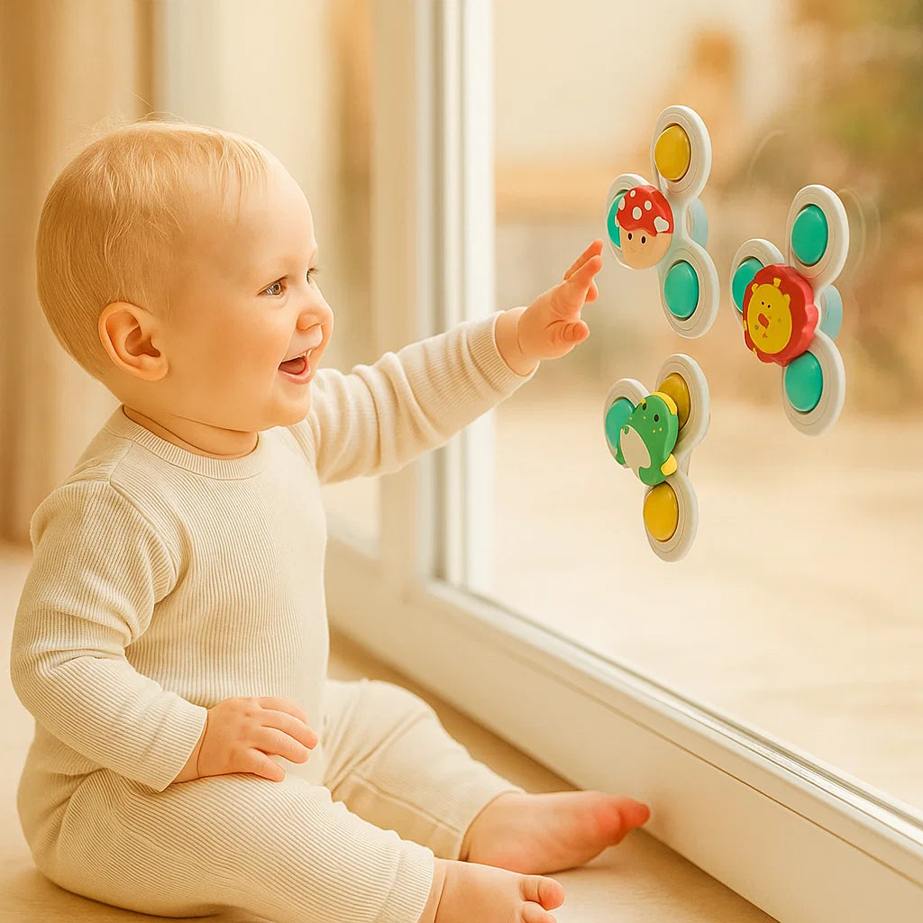 Čudovit komplet treh vrtljivih igrač