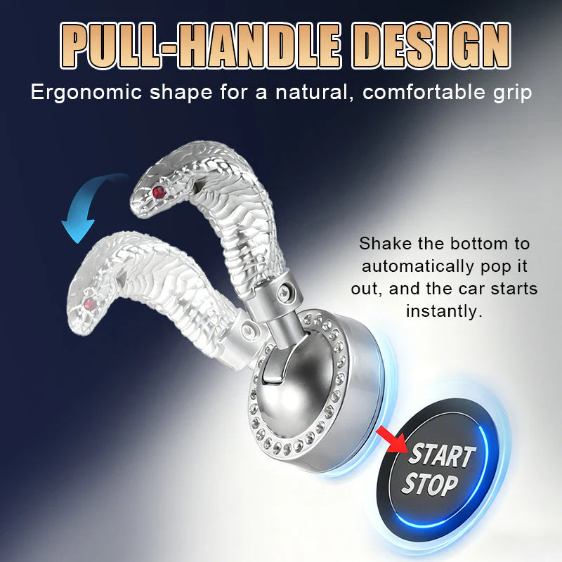 Kačja ročica za zagon avtomobila z enim gumbom