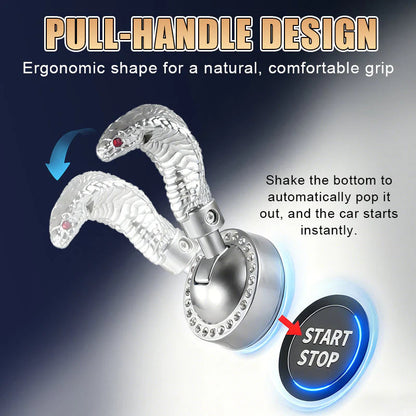 Kačja ročica za zagon avtomobila z enim gumbom