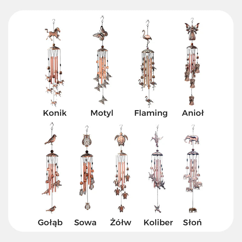 2026 Ročno izdelani medeninasti vetrni zvončki