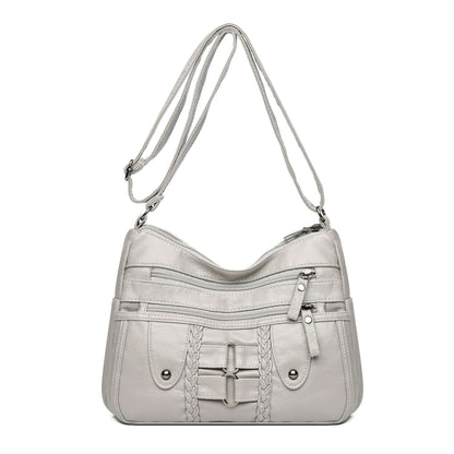 Torba čez telo iz opranega usnja 👜