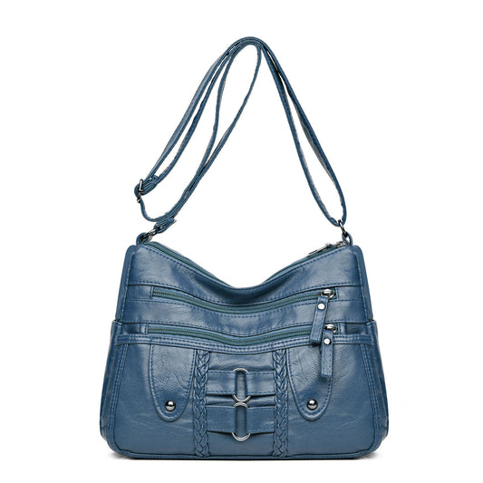 Torba čez telo iz opranega usnja 👜