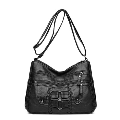 Torba čez telo iz opranega usnja 👜