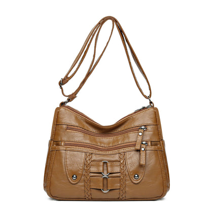 Torba čez telo iz opranega usnja 👜