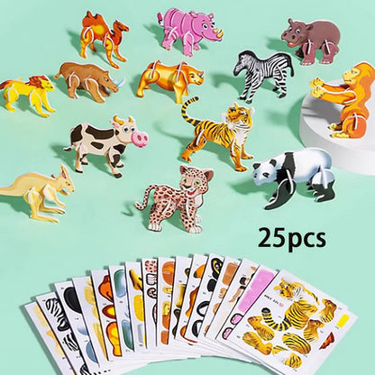 Izobraževalni DIY 3D sestavljanke