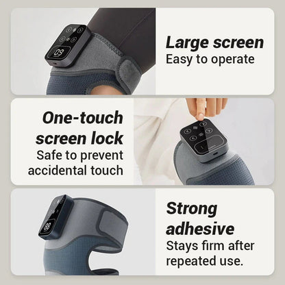 🌱🌱🌱Ogrevan masažer za kolena – toplotna terapija + vibracijska masaža + dolga življenjska doba baterije