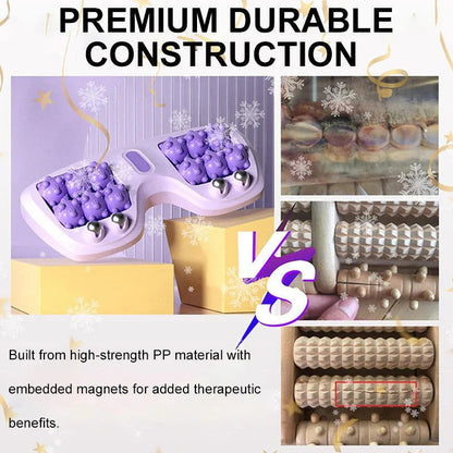 Prenosni dvojni masažni valj za stopala