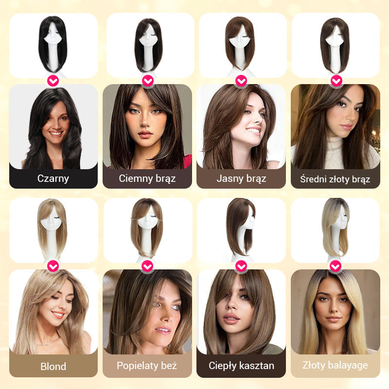 🔥 🔥Vrhunski lasni vložki s frufrujem za ženske s tankimi lasmi 🙆