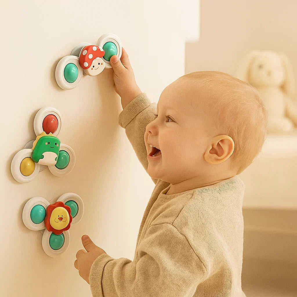 Čudovit komplet treh vrtljivih igrač