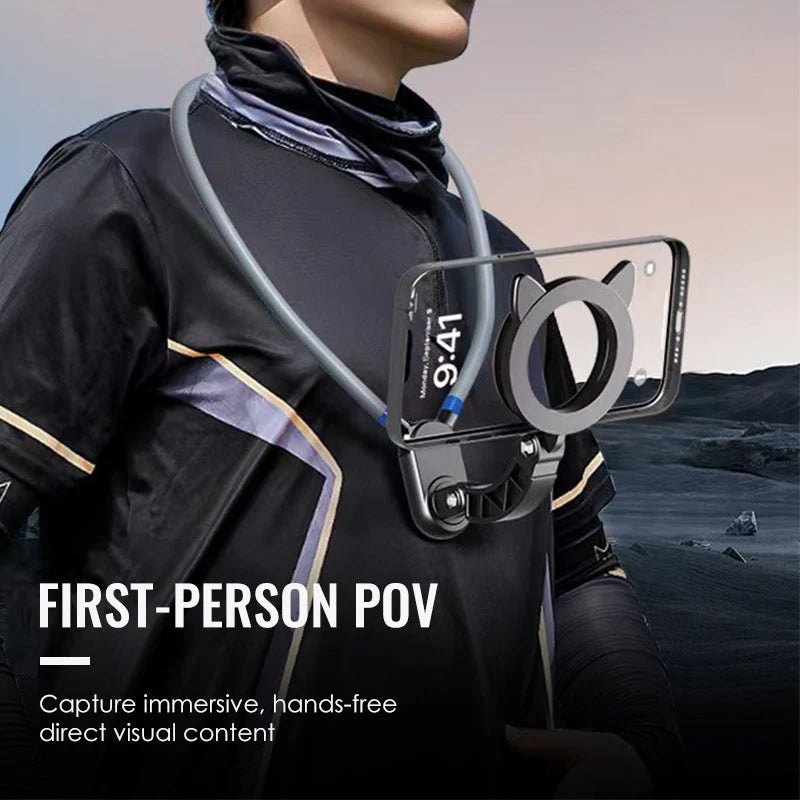 111☮🤲Magnetno držalo za telefon za okoli vratu s funkcijo prostoročnega telefoniranja