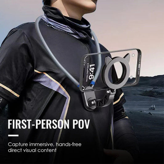 111☮🤲Magnetno držalo za telefon za okoli vratu s funkcijo prostoročnega telefoniranja