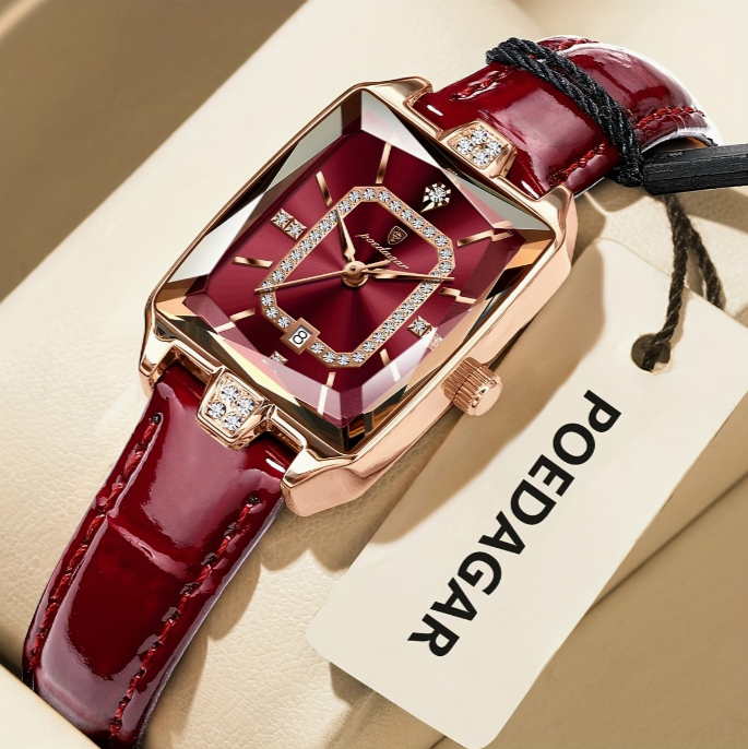 Ženska kremenčeva ura, elegantna in vsestranska, idealna za potovanja in posebne priložnosti, dobro izbrana