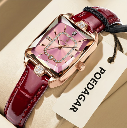 Ženska kremenčeva ura, elegantna in vsestranska, idealna za potovanja in posebne priložnosti, dobro izbrana