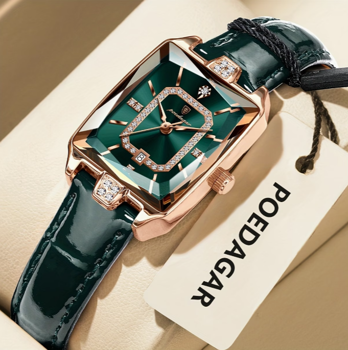 Ženska kremenčeva ura, elegantna in vsestranska, idealna za potovanja in posebne priložnosti, dobro izbrana