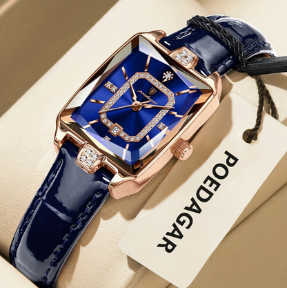 Ženska kremenčeva ura, elegantna in vsestranska, idealna za potovanja in posebne priložnosti, dobro izbrana