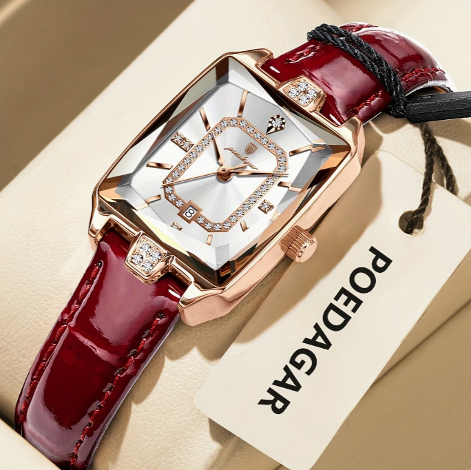 Ženska kremenčeva ura, elegantna in vsestranska, idealna za potovanja in posebne priložnosti, dobro izbrana