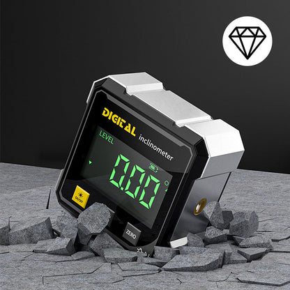 📐4-stranski magnetni digitalni kotomer z laserjem